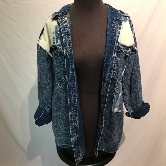 RP4LF Denim Button Up Shirt {A40} - Picture 3 of 4